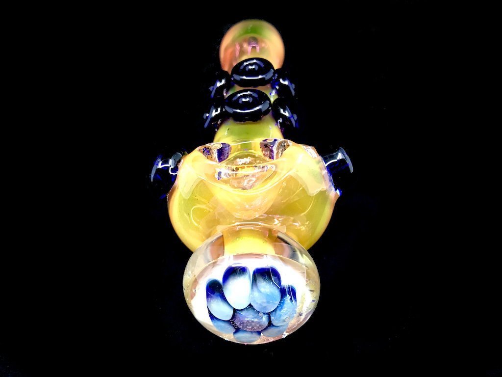 Marble Head Pipe Fat Buddha Glass