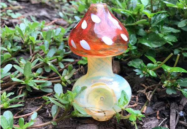 Factory Heavy Glass Mushrooms