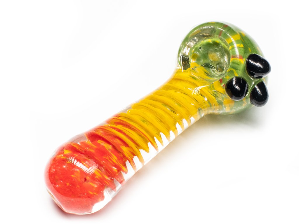 Rasta Pipe Fat Buddha Glass