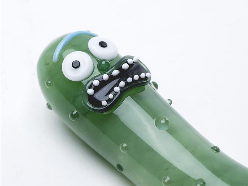 Scary Terry Pickle Pipe Fat Buddha Glass