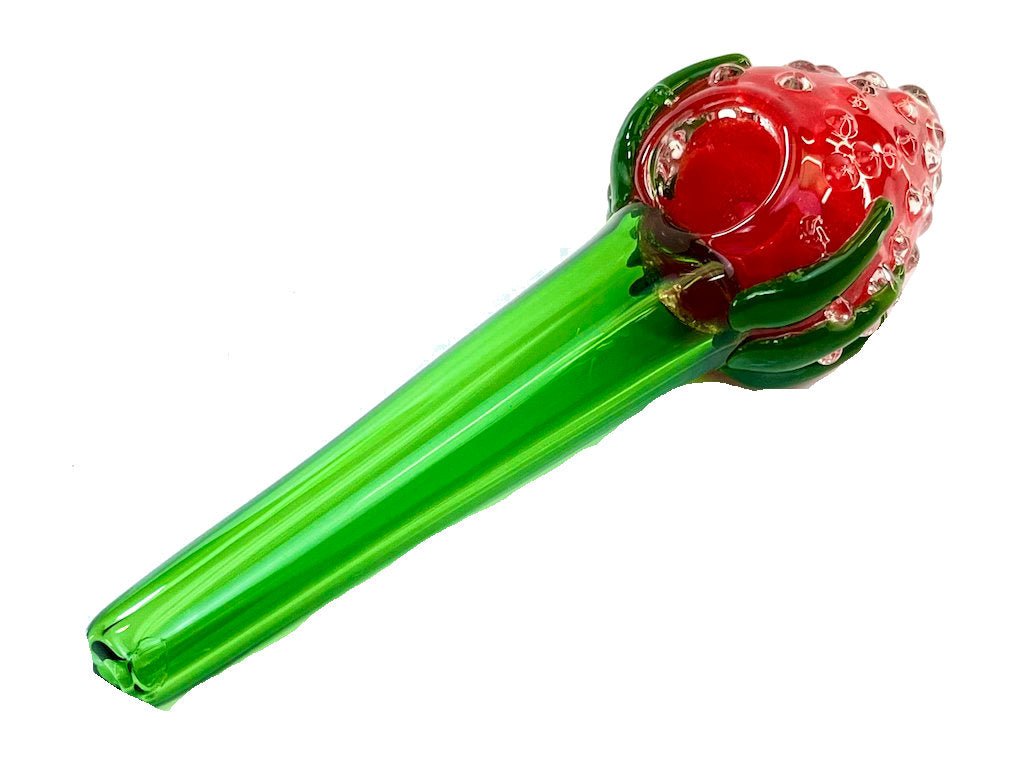 Fat Buddha Glass Pipe Strawberry Pipe