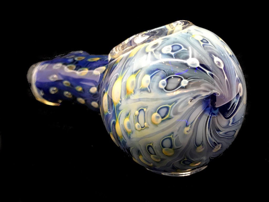 The Starry Night Pipe Fat Buddha Pipe