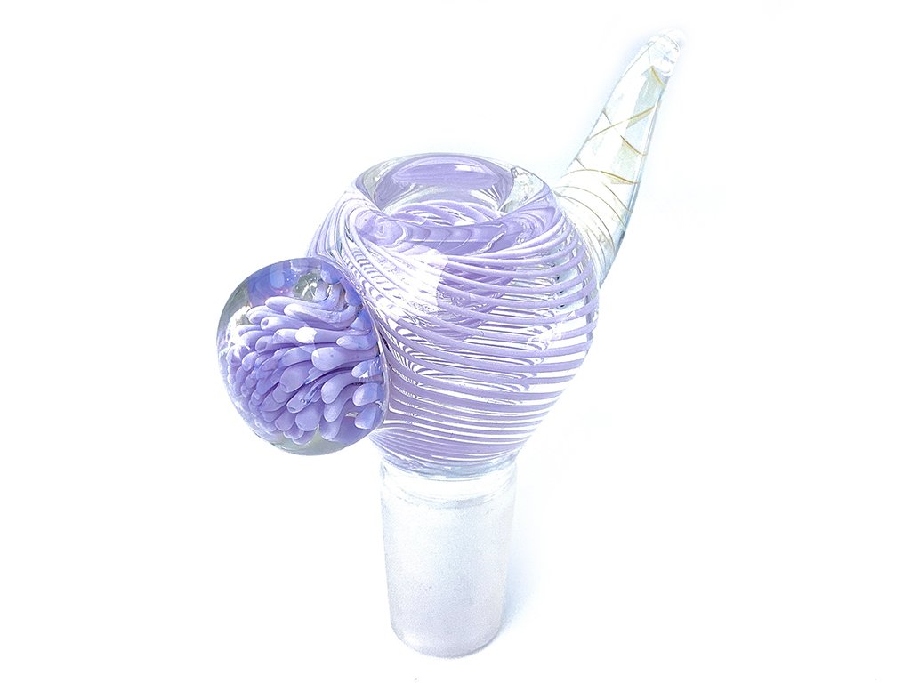 Fat Buddha Glass Purple Pleasure Glass Bowl