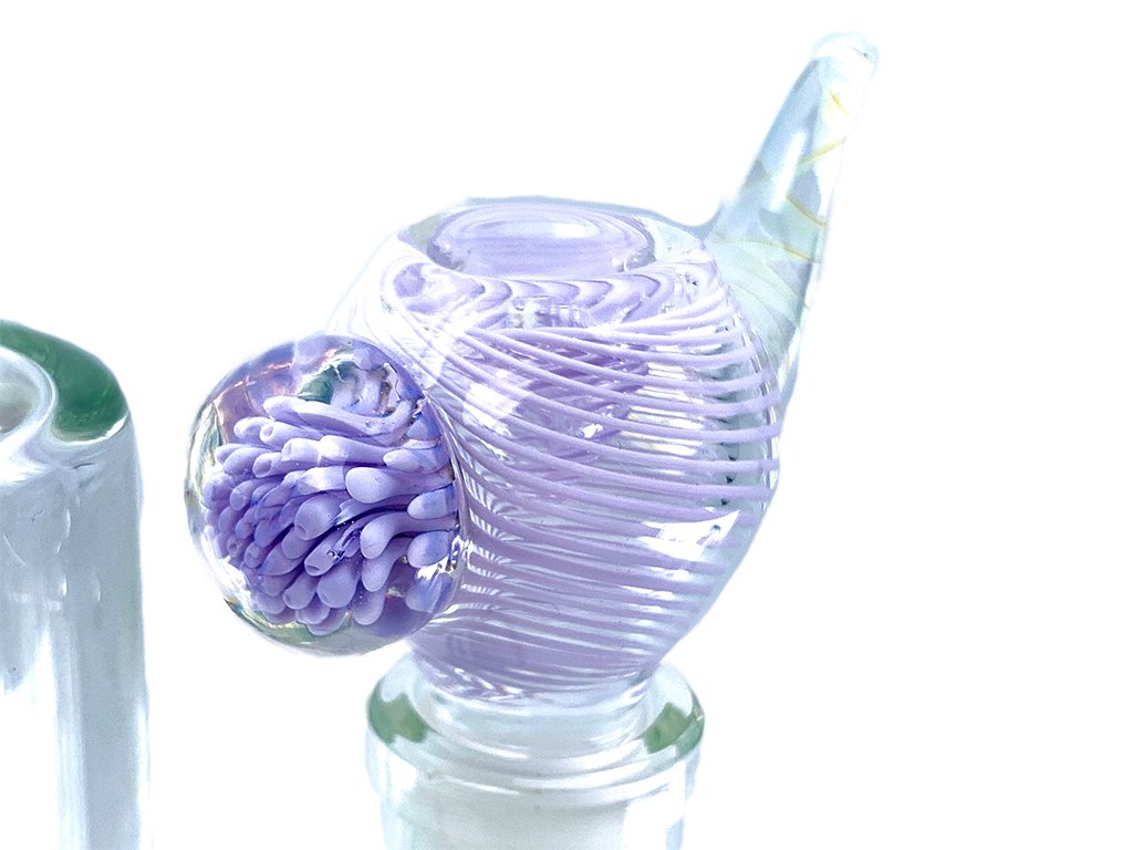 Fat Buddha Glass Purple Pleasure Glass Bowl